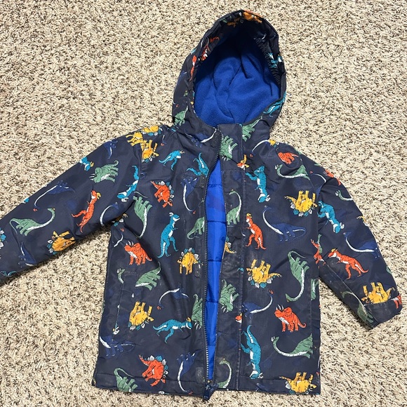 The Children's Place Other - The Children's Place Kids Dinosaur Puffer Jacket - Navy Multicolor